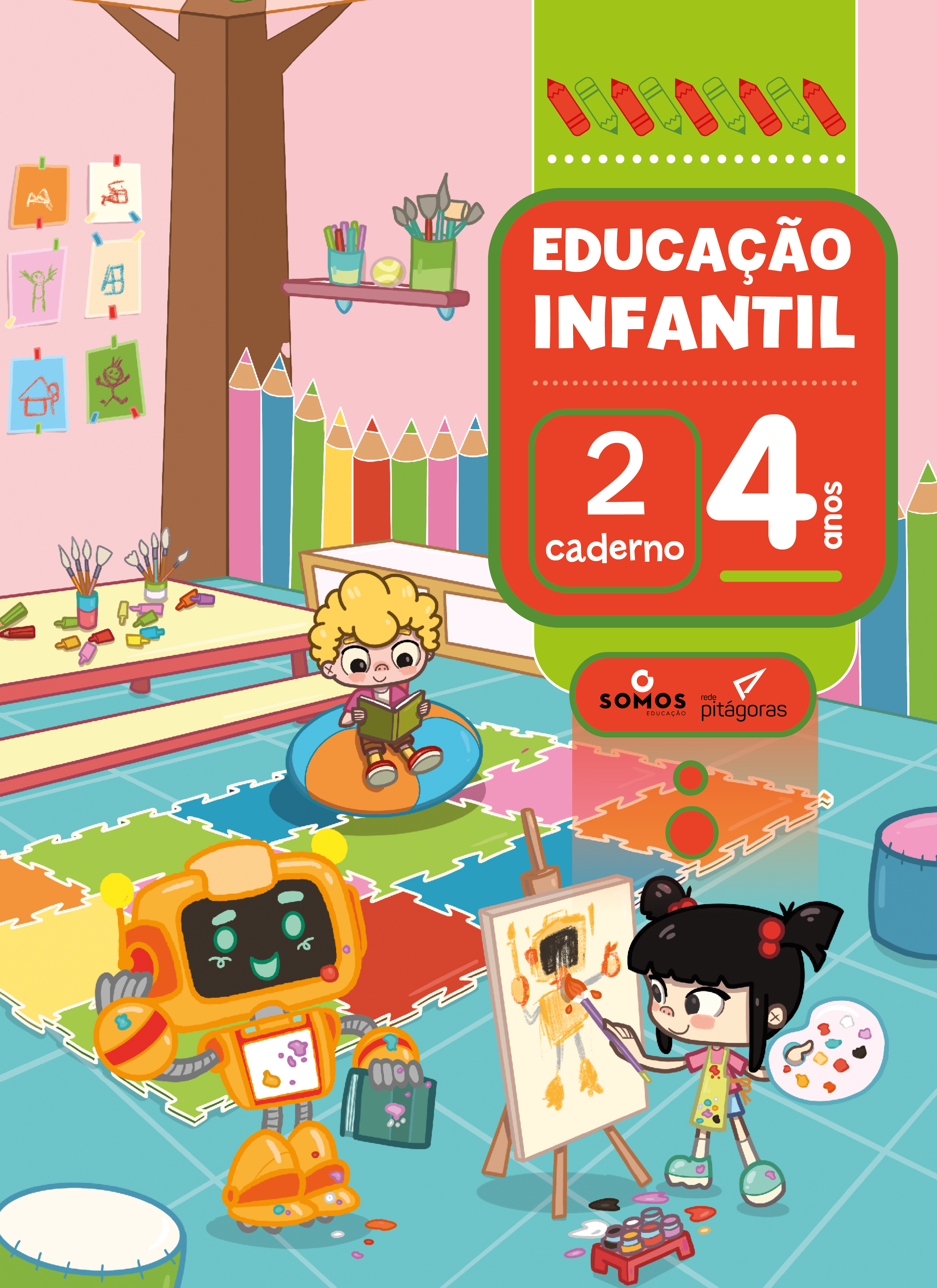 CEBNSA - Educação Infantil G4 - KIT PITÁGORAS  - 4 anos